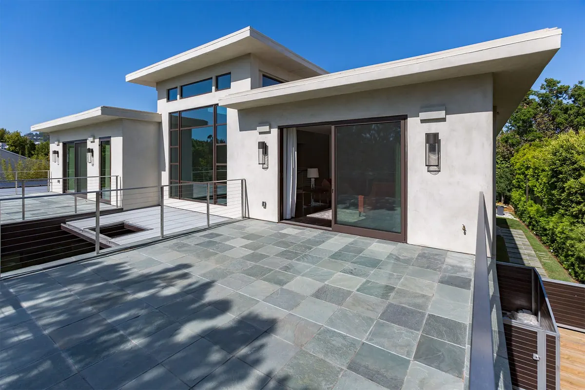 GigaHouse custom home under construction with GigaCrete panels