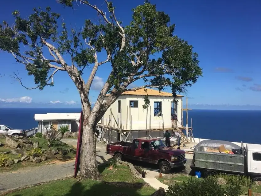 Completed Hull Bay GigaHouse in the Caribbean