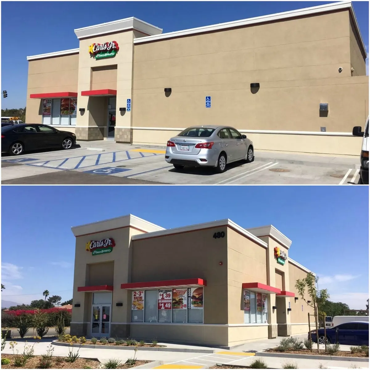 Completed Carl's Jr exterior finished with StuccoMax